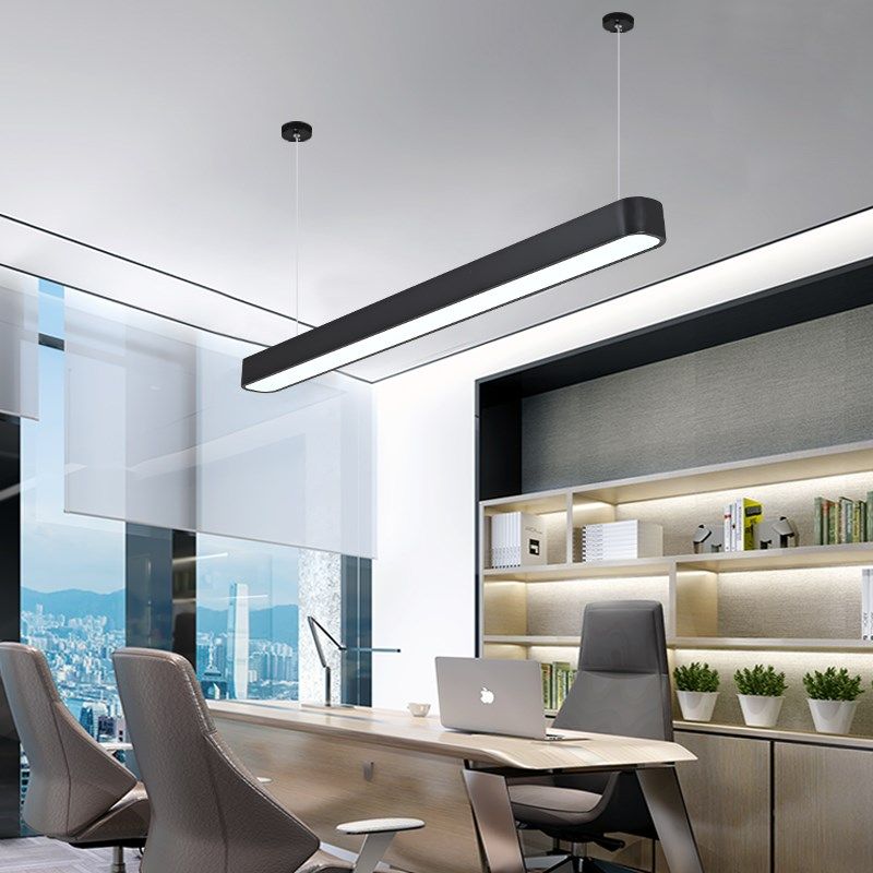 超亮LED长条灯办公室吊灯美发店铺商用教室吸顶客厅超市三色日光,家装灯饰光源,商用吊灯,淘宝优惠券,粉丝福利购,淘宝优惠卷