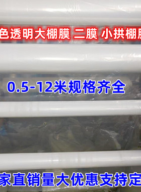 白色塑料薄膜小拱棚保温蔬菜w大棚膜地膜农用防水公路防护膜装修