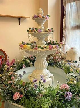 欧式摆设天使雕塑工艺品流水喷泉户内外庭院花园鱼塘装饰造景婚庆