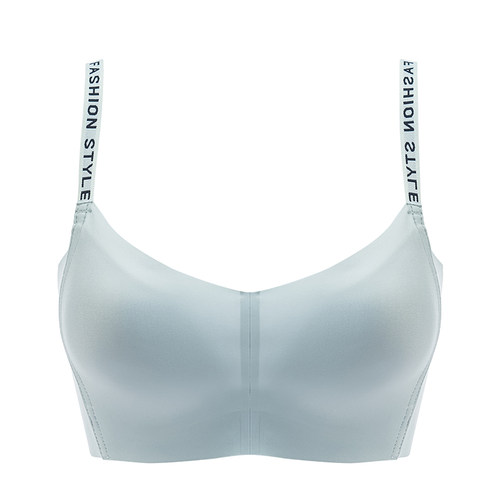 无痕内衣女薄款夏小胸聚拢无钢圈收副乳防下垂少女美背文胸罩套装