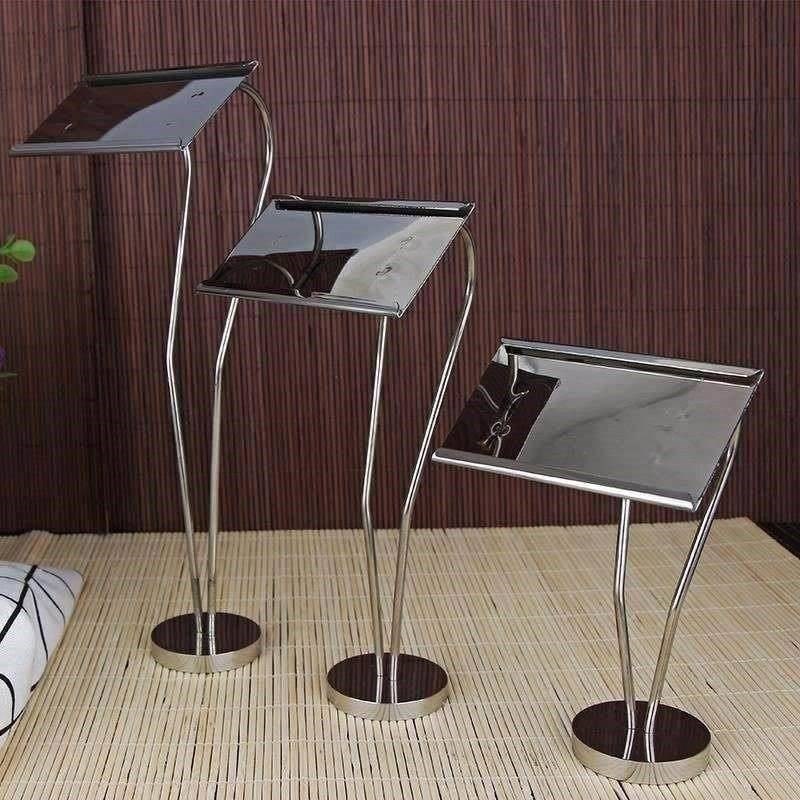 菜牌标价牌数字桌牌支架牌子西餐不锈钢台号牌自助餐宴会卡架餐牌