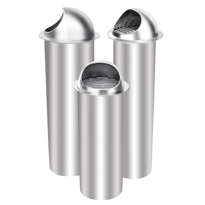 不锈钢风帽外墙出风口油烟机穿墙防风罩排风口卫生间排风管排气管