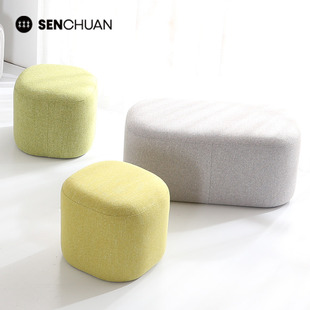 森川矮凳沙发脚踏欧式 凳沙发凳简约客厅沙发墩坐墩脚凳床头凳 换鞋