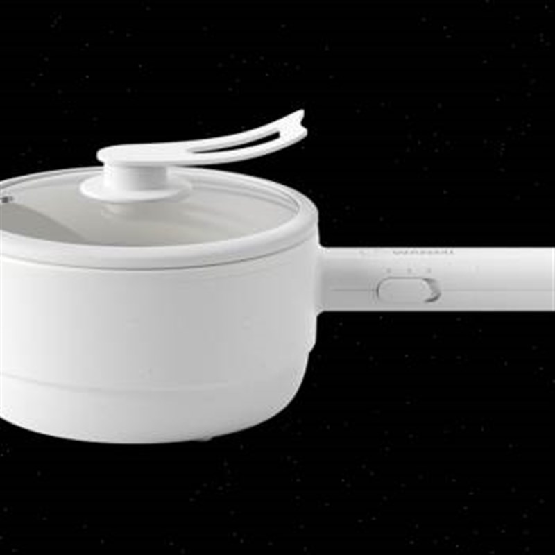 新款新品顽米电煮锅宿舍学生炒菜炒锅多功能锅家用一体式小型煮面