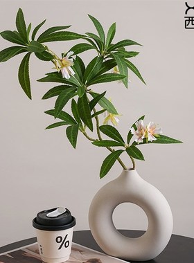 高档水石榕仿真花假花摆设仿生绿植盆栽室内客厅装饰花摆件