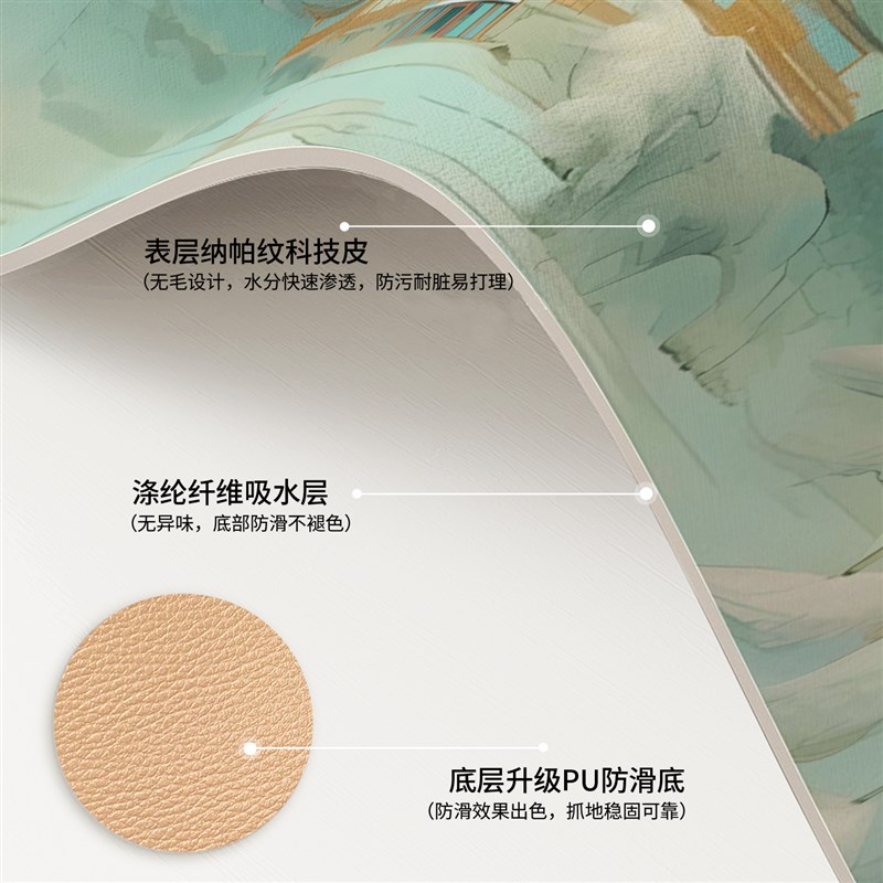 中式桌旗茶席茶垫茶桌垫布吸水茶台防水茶几桌布中间长条茶旗