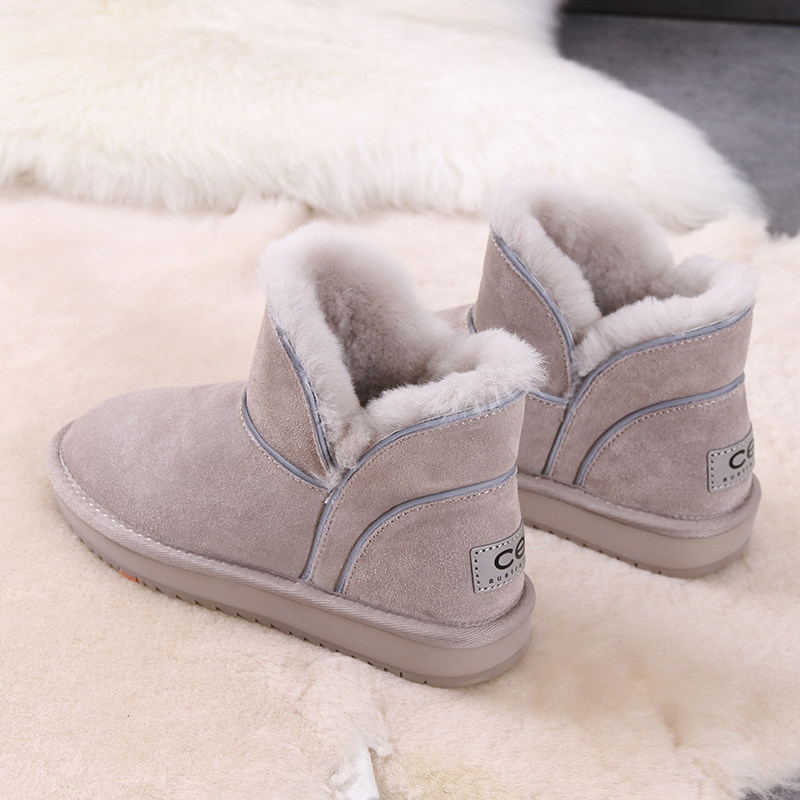 雪地靴女2021年新款短筒可爱软萌防滑时尚短靴子平底冬季保暖棉鞋,女鞋,时尚雪地靴,淘宝优惠券,粉丝福利购,淘宝优惠卷