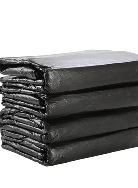 超大垃圾袋大号商用加厚黑色特大环卫酒店80x100物业90大黑塑料EP