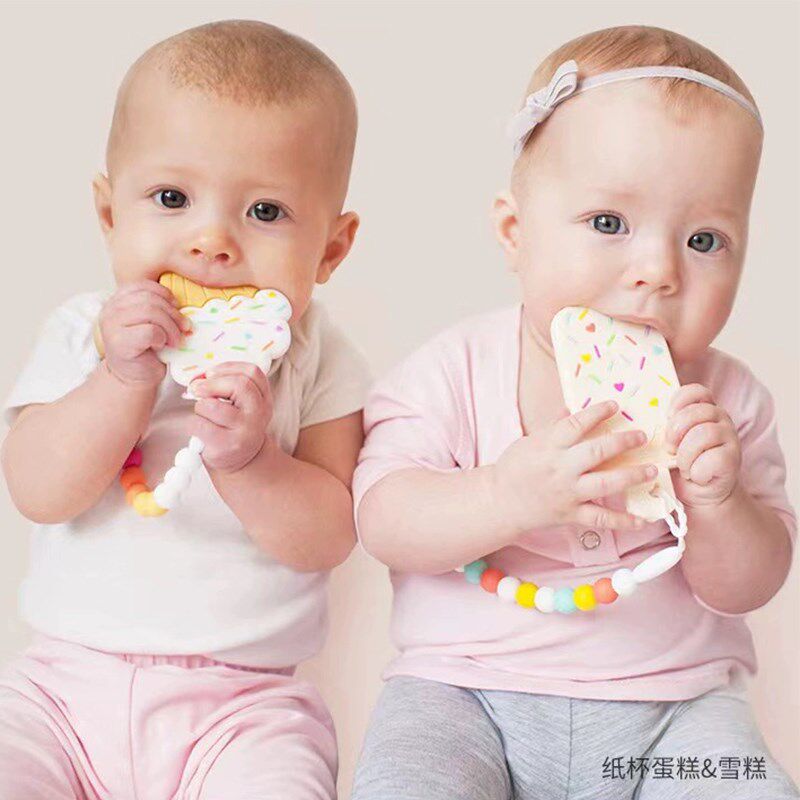 加拿大咕哩派G&S宝宝硅胶牙x胶防吃手牙胶咬胶 婴儿磨牙棒玩具水