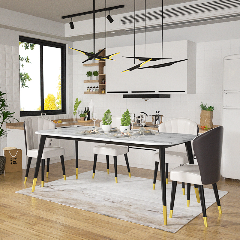 铁艺桌腿支架大理石桌架瓷砖岩板餐台脚书桌金属茶几支撑底座定做