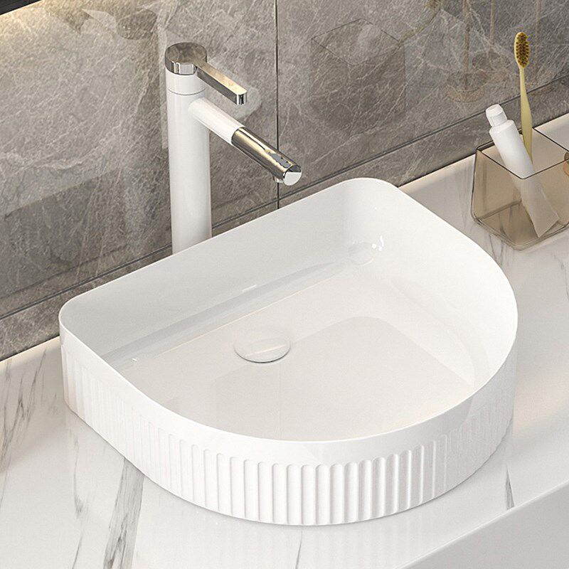 陶瓷台上盆圆形洗脸盆小户型洗漱池小尺寸白色洗面单盆洗手盆水盆