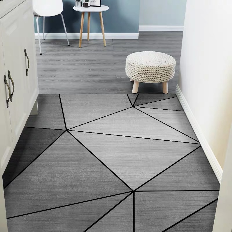 皮革可擦洗入户防水地垫客厅卧室地毯PVC进门垫玄关脚垫家用免洗