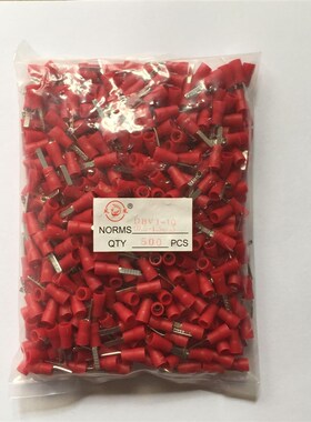 凤凰 扁针型预绝缘端头 DBV 1.25B-10 冷压针形端子鸭舌端子 500