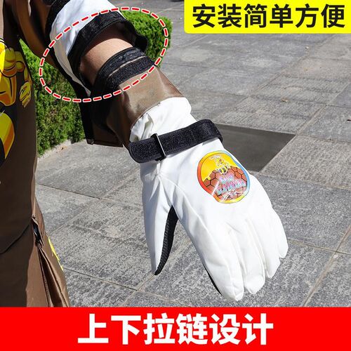可拆卸马蜂服手套diy捉胡蜂防蜂服手套金环红娘专用防护防蛰耐刮