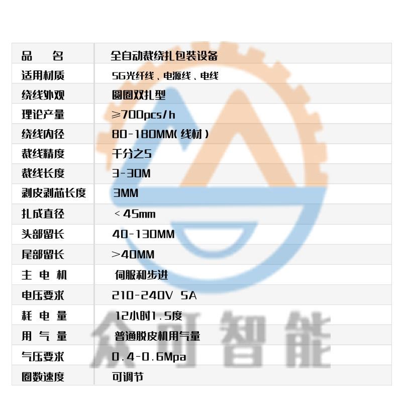 光纤线计米绕线扎线机 全自动裁线绕线扎线机 裁线剥皮卷线捆扎机
