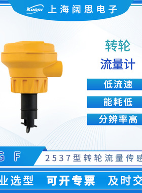 GF流量计Signet 2537型转轮流量传感器 转子流量计测量探头