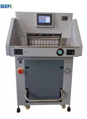 A4 A裁纸机手动放料厚层电动重型液压程控自动切纸机 小型490mm