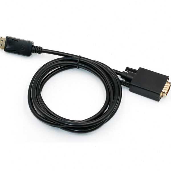 DP TO VGA 1080P DP转VGA清转接线 1.8米/3米 大DisplayPort口