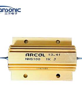 OHMITE/ARCOL NHS100-1K-J RXG-24发热电阻，散热铝壳电阻