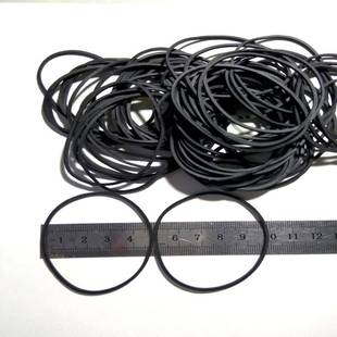 热黑色皮定筋现厂价直批当天发1寸 1.5货可预1寸一次性橡胶圈橡