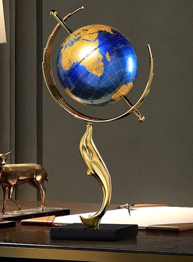 地球仪轻奢摆件客厅202s5新款家居饰品高级感玄关办公室装饰品乔