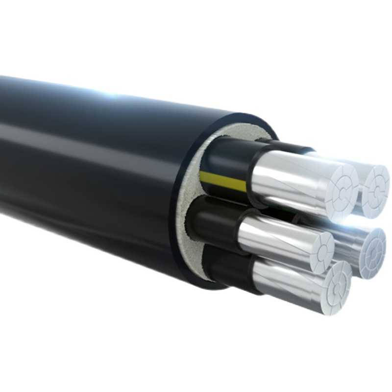 国标铝合金电缆线4 5芯35 50 z70 95平方120三相四线五芯铝芯电缆