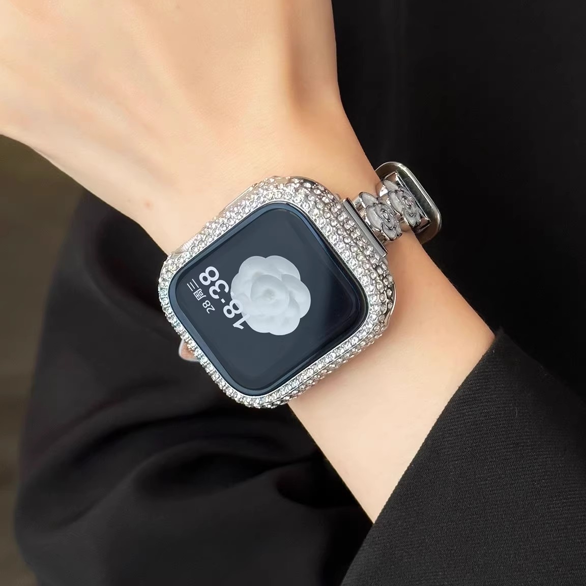 【applewatch11满钻边框保护壳】