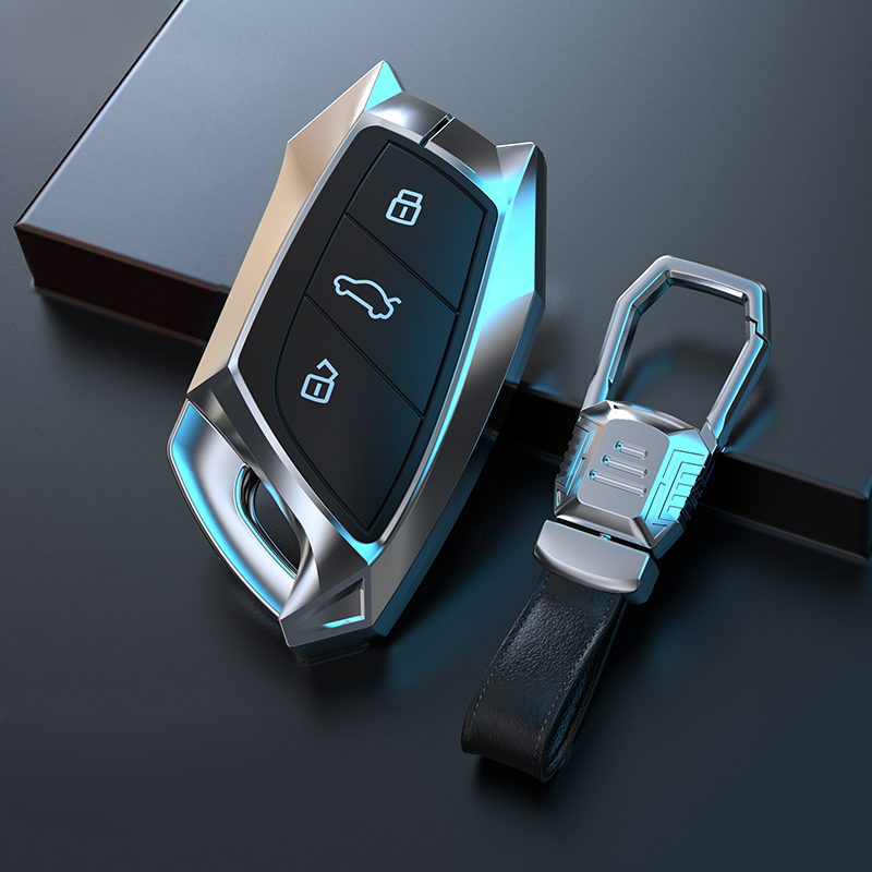 荣威i5b钥匙套rx5plus创意i6 max高档rx8汽车2020款全包专用包扣