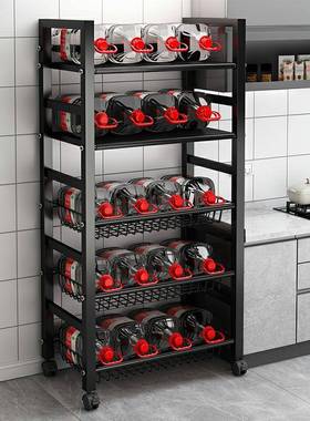 厨房RVL置物架波炉加厚物架收家用货架落地多功能多层纳储蔬菜架