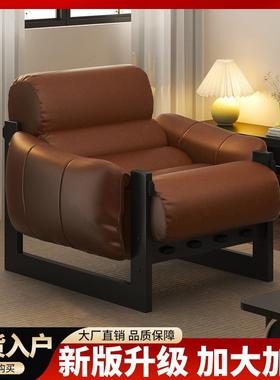 懒人式沙发单人家CTW用古客厅卧室意复设计师泽轻奢高端西岛阳台