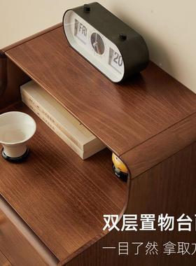 XWW实用木室床柜边柜小型床头柜卧现代家小子储物柜收纳床边置物