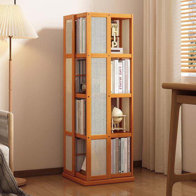 旋转书孔架家打用落物地AGV式置架卧室免书本收纳架立式儿童