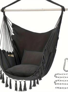 mazon3节折加强管户ZAY外吊床防铁侧叠翻A卧室荡秋千吊椅