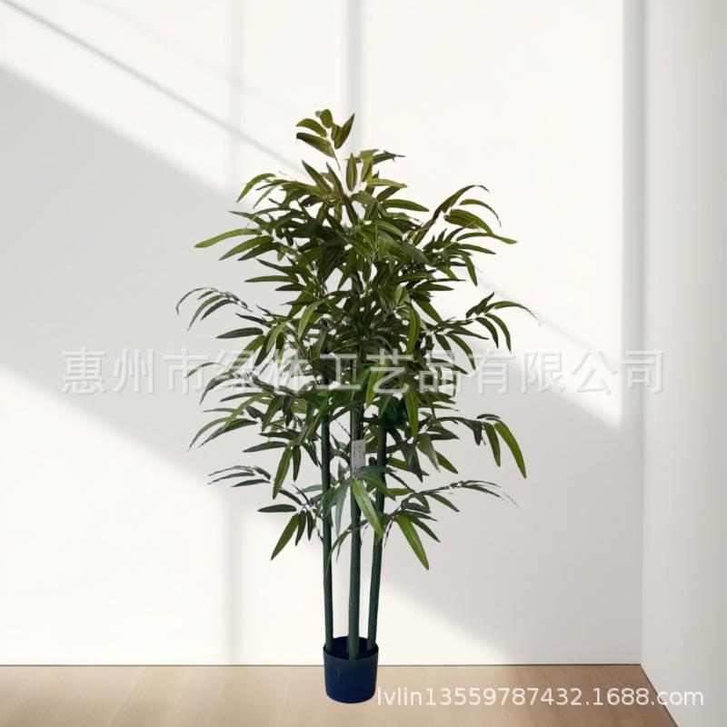 仿室真绿lvl55633真杆绿植客厅公司绿植外绿植富贵竹竹