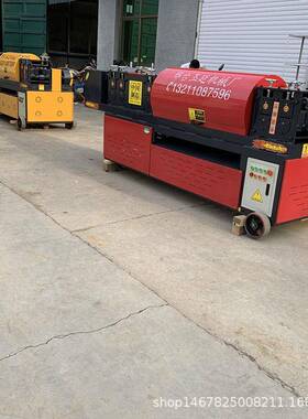 全自动小钢管管ZCU调直机双曲线除锈刷漆一体机大棚钢脚手架调直