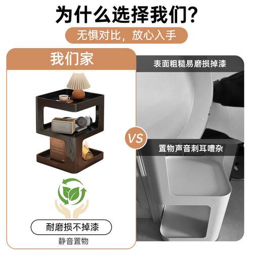 头柜家用床架现边柜简约代创意小桌子卧室小户型床小型床头BJ置物