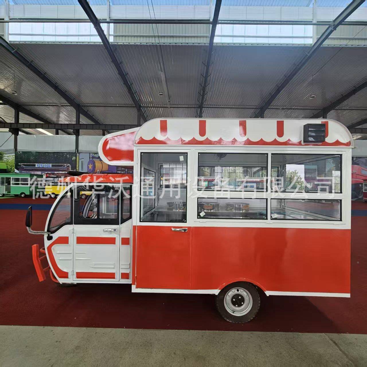 三轮电动早餐小吃车109品售卖车多功能业流动式创售货饮车商用摆