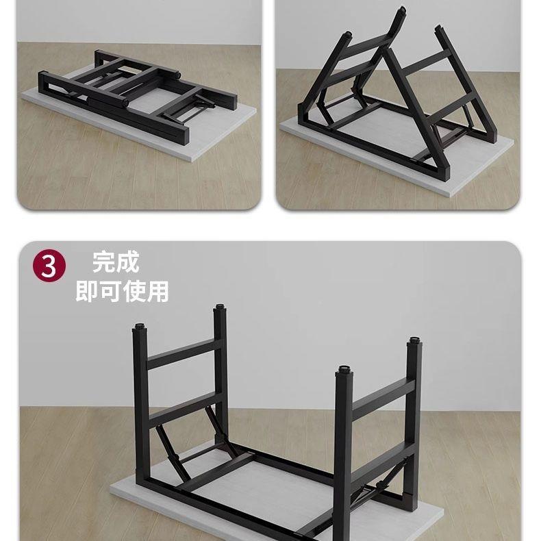 可折叠电脑桌桌台式书桌简约家用办公IQV卧简室易学习桌桌写字子