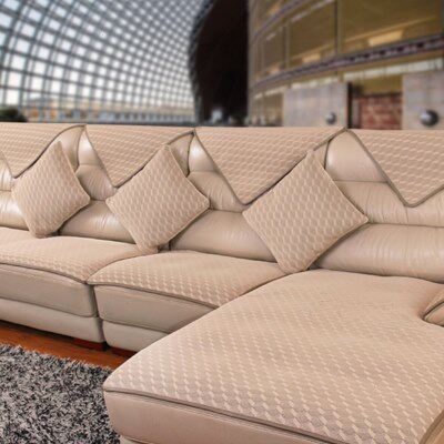 真皮沙发垫四季通用防滑沙发坐垫欧式布艺沙发套罩巾客厅全盖定做