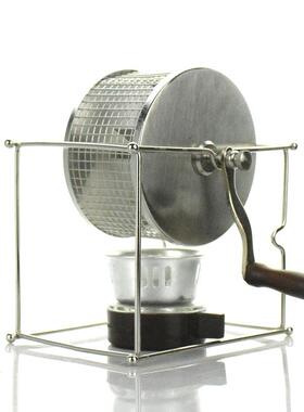 家用手摇烘豆机咖啡豆烘焙机小型不锈钢滚轮烘烤机oBN－91fecroea