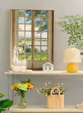法式假户挂画卧床头in窗s原木风装饰画客厅壁al202301画边餐柜桌