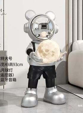 创意太型空人厅落地网红宇航员FHG摆件客电视柜沙发饰旁边开业大