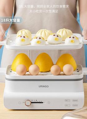 蒸七彩叮当电蒸功锅家用小型多大能三层DZ01容量蒸箱菜神器透明电