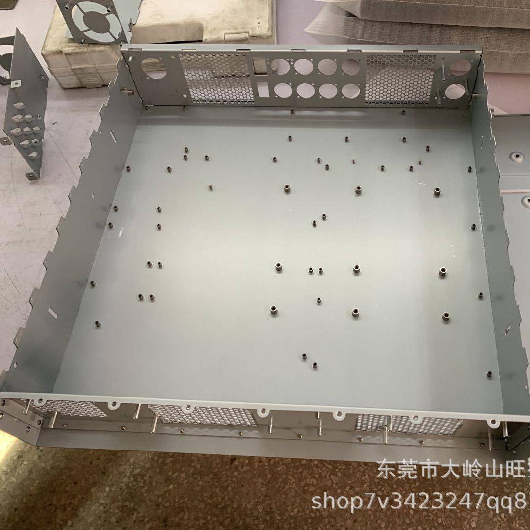 东ARH莞控结构金机箱数铝合金平板支架机柜壳外压铆螺柱加工钣代