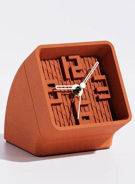 简现儿代创意钟表家居童房卧约面室G25328可爱时钟装饰品书桌摆件