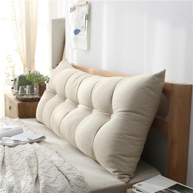 床头沙靠垫枕长方大靠背发护腰软包北欧卧形室床头软靠垫可靠DYC