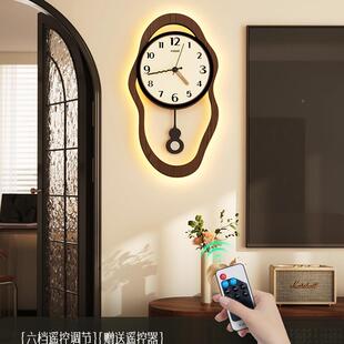 餐厅现艺墙术复古钟表挂钟F98SSHH7客厅简约代创意时钟挂2025款新