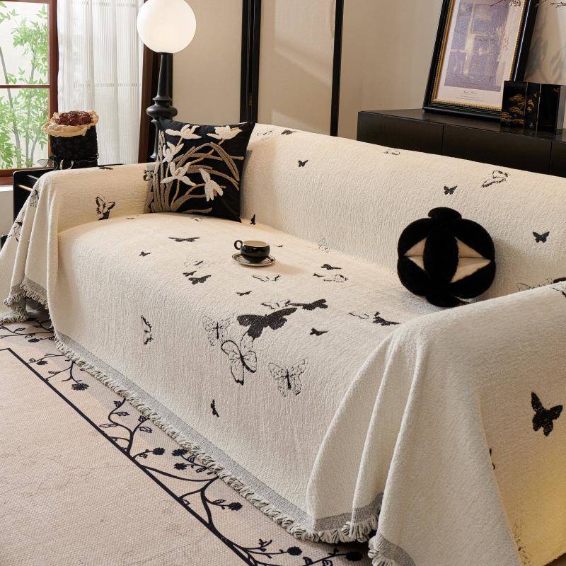 复古全法式沙发巾盖新毯2025款MS-39轻奢高级感雪尔尼秋冬沙发盖