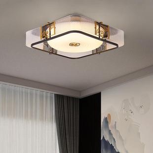 新中式 客方形厅吸顶灯书房卧室圆形中国风铁全光谱led904灯长729