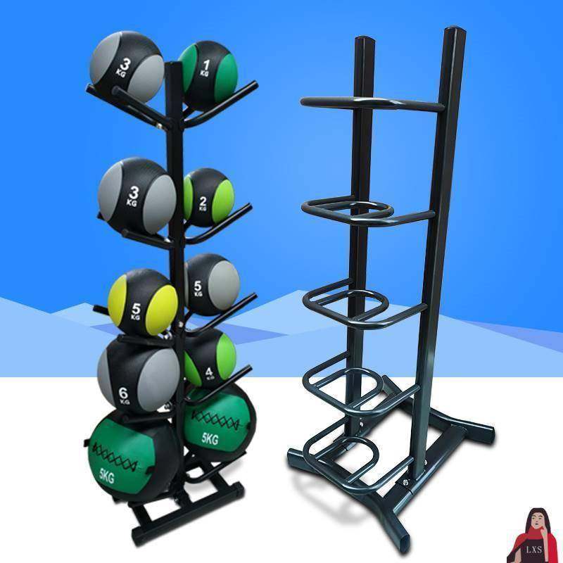 家用只装牛角包墙球放置物架足球10的健身房篮球重力收纳架架子